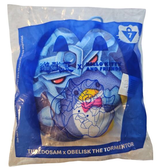 2024 McDonalds Yu Gi Oh X Hello Kitty 7 Tuxedosam x Obelisk The Tormentor Toy - Picture 1 of 2